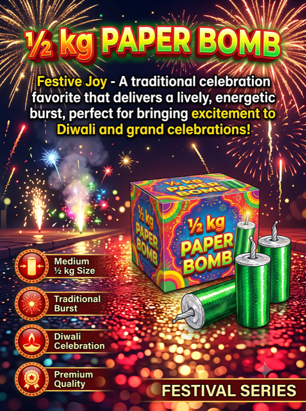 1/2 kg paper bomb
